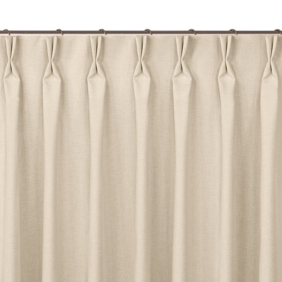 Sötétítő függöny CARMENA krémű flex 7,5 cm kettős átfedéssel fono...