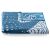 DecoKing Shark Blue Towel, 90x180 cm, Classic Style, Velour Front, Terry Back