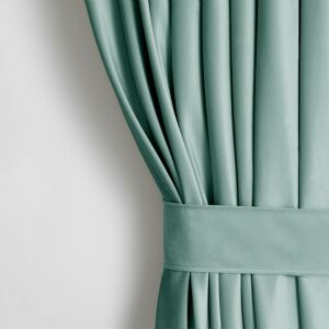 AmeliaHome VELVET mentazöld sötétítő függöny ezüst ringlikkel, 140x270 cm - Függöny