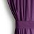 Detaljan prikaz AmeliaHome Velvet ljubičaste blackout zavjese s vezicom