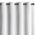 AmeliaHome VELVET white blackout curtain with grommets