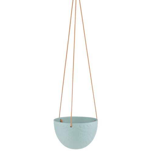 AmeliaHome Lokai sea green hanging planter, boho style