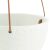 Close-up of AmeliaHome Lokai cream planter texture