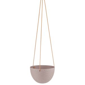 AmeliaHome Lokai cappuccino wisząca doniczka, styl boho - AmeliaHome
