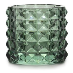 Suport lumânare MALAGA culoare sticlă verde stil glamour ameliahome 111489250