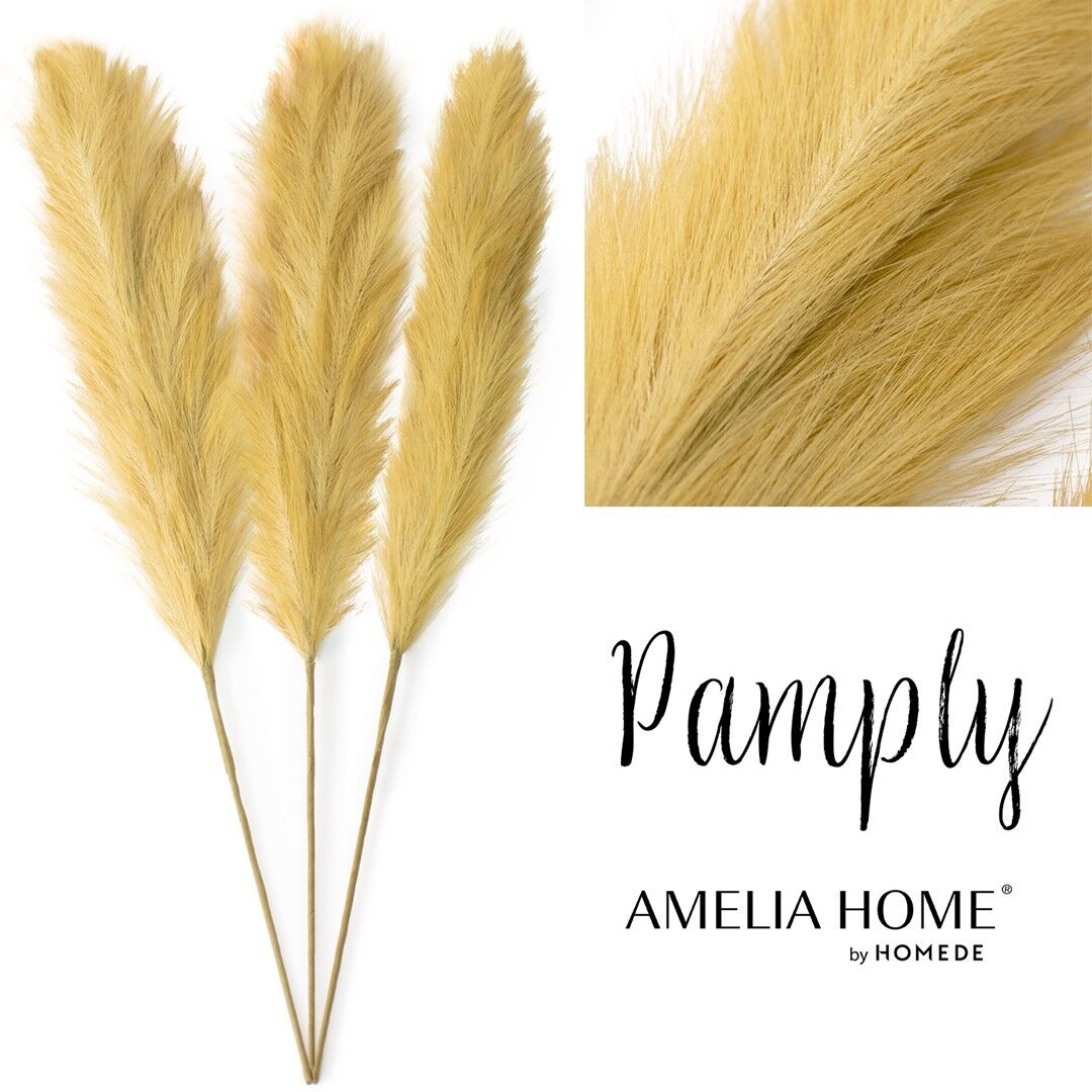 Művirág PAMPLY mustársárga ameliahome