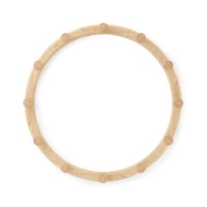 Umbra Slinka Okrągły Wieszak Ścienny, Naturalne Drewno - Projektowanie wnętrz