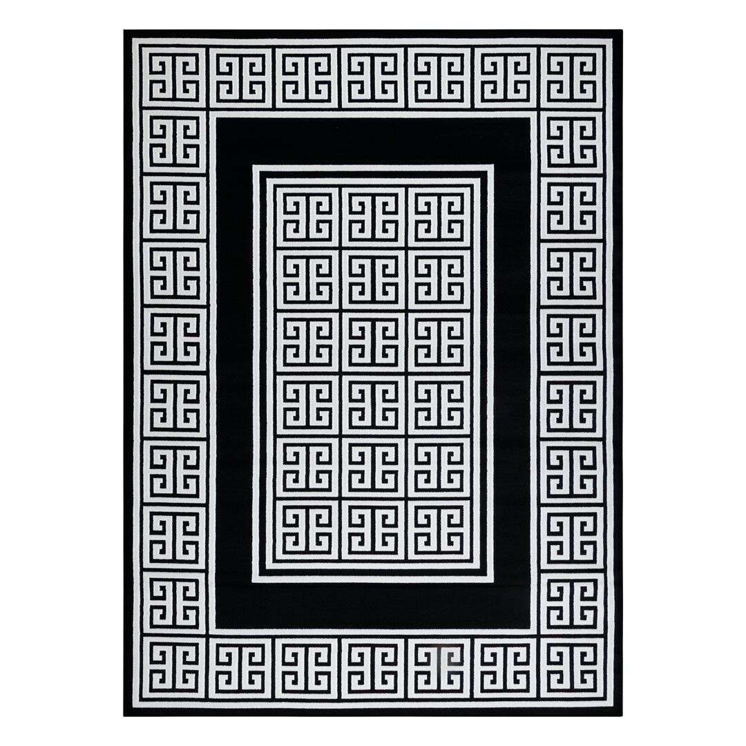 Futószőnyeg MOSSE GREEK fekete 80x200