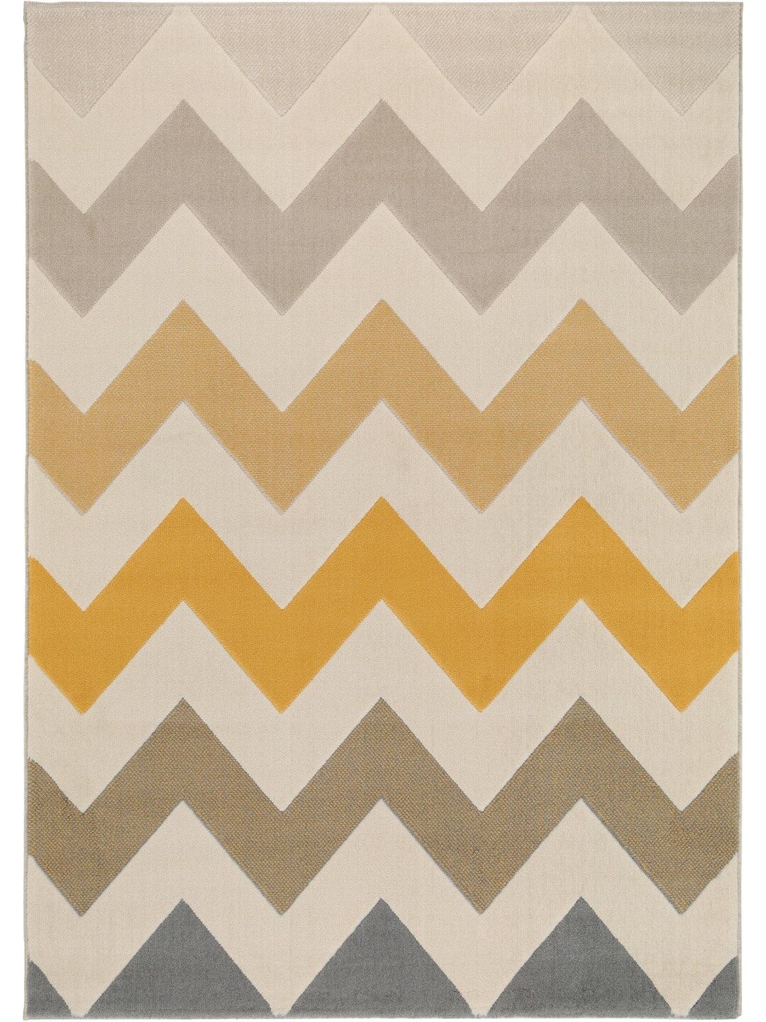 Szőnyeg DESSERT 2 sárga geometrikus skandináv 120x170