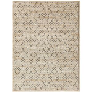 Benuta Daisy 2 Creme Teppich 100x150 cm mit geometrischem Muster - Innenarchitektur