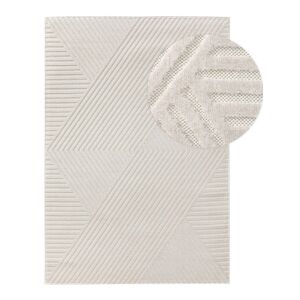 Benuta MARS 2 Creme Teppich, Glamour Stil, Geometrisches Muster, Detailaufnahme - Innenarchitektur