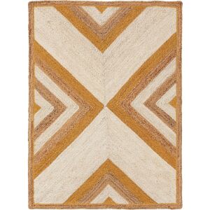 Benuta FRIEDA yellow boho rug, 80x120 cm, geometric pattern - Rug