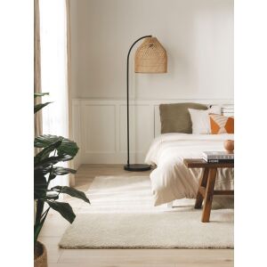 Benuta Tacoma beige rug in a modern bedroom setting - Decoration