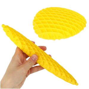 Fidge Worm sensory stress stretching toy yellow 111879747 - Stress ball