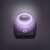 Phenom LED night light with dusk sensor, purple, plugged in, lit