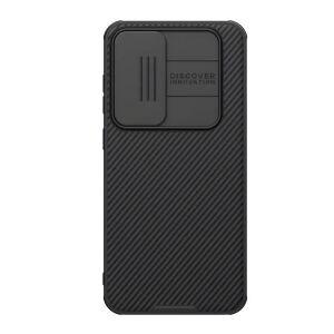 NILLKIN CAMSHIELD PRO MAGNETIC műanyag telefonvédő (ütésállóság, kameravédő, mágneses, csíkos) FEKETE Samsung Galaxy S24 FE 5G (SM-S721) 111564095 - Nillkin