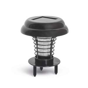 Capcană solară pentru insecte neagră cu lumină UV, țăruși și cârlig - Articole antidăunători