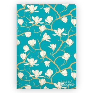 Határidőnapló LIZZY CARD Magnolia B/6 napi keménytáblás 2025. 111565751 - Irodai kiegészítő