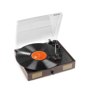Fenton RP106DW bakelit lemezjátszó beépített hangszóróval USB/RCA (sötét fa) 111565883 - Lemezjátszó
