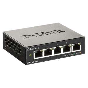 D-Link DGS-1100-05V2 5-портов Gigabit настолен управляван switch