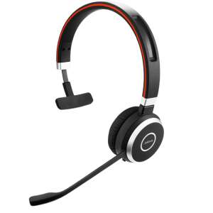 Jabra Evolve 65 UC Mono Headset Vezetékes és vezeték nélküli Fejpánt Iroda/telefonos ügyfélközpont Micro-USB Bluetooth Fekete