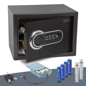 Digital safe with fingerprint reader and button bar - 352 x 250 x 252 mm