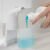 Refilling Vog&Arns automatic foam soap dispenser with blue soap