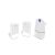 Delight 55343WH-2 Wireless Digital Doorbell, Kinetic, White, unpackaged