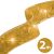Karácsonyi LED-es szalag - arany - 2 m x 5 cm - 2 x AA (58933B) 111612791