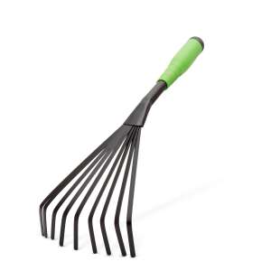 Greblă manuală cu mâner verde - Greble pentru frunze