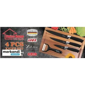 Kerámia kés készlet, fekete - 4db 111656467 - Kés