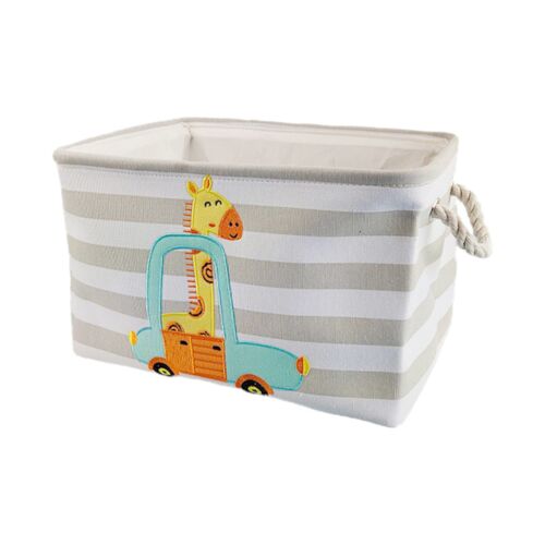 Sklopiva kutija za pohranu igračaka, odjeće, kozmetike, s motivom žirafe
