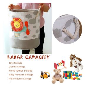 Колаж на кошницата за съхранение със самолет лъв с примери за употреба. - Кутия за съхранение на играчки и чанта