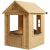 Drvena kućica za igru GINGER HOME izolirana na bijeloj pozadini
