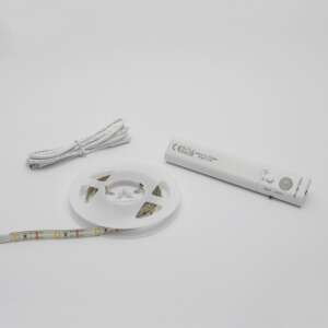 100 cm LED-Streifen mit Bewegungssensor, batteriebetrieben, weißes Licht - LED-Streifen