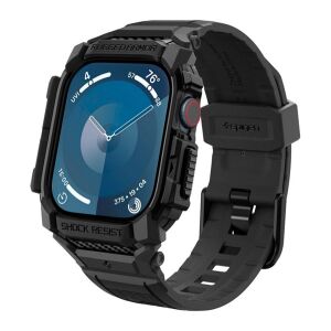 Spigen Rugged Armor Pro Fekete Apple Watch Szíj 42mm Series-hez - Spigen