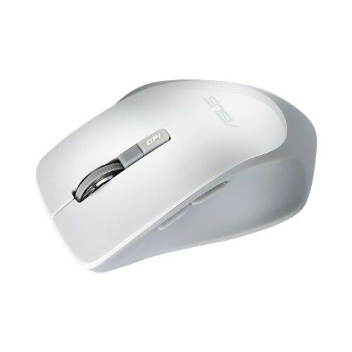 Mouse wireless alb Asus WT425, vedere unghiulară