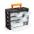Praktikus 24-Compartment 11-Drawer Portable Tool Organizer with open drawers