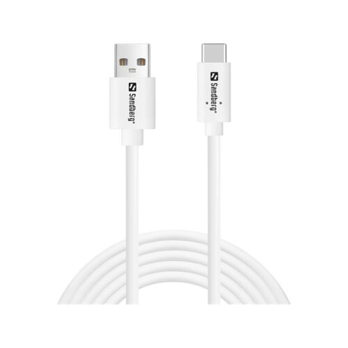 Sandberg 336-14 USB kábel USB 2.0 2 M USB C USB A Fehér 111748960