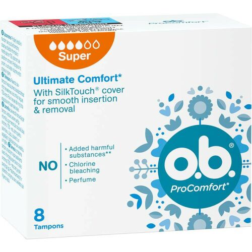 O.B. PROCOMFORT TAMPON SUPER 8DB