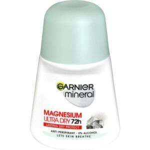 GARNIER MINERAL DEO ROLL MAGNESIUM ULTRA DRY 72H 50ML 111750448 - Szépség & Egészség
