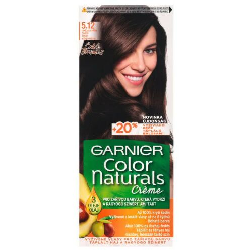 GARNIER COLOR NATURALS HAJFESTÉK JEGES VILÁGOS BARNA 5.12 110ML 111750452