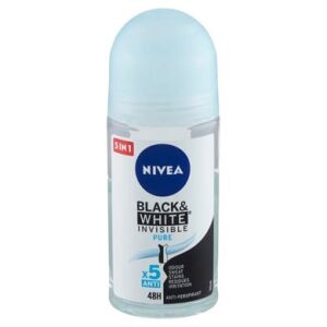 NIVEA DEO GOLYÓS BLACK&amp;WHITE INVISIBLE PURE 50ML 111750543 - Nivea