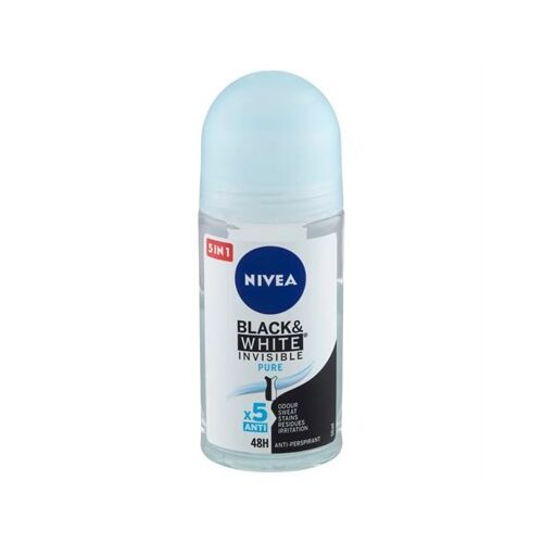 NIVEA DEO GOLYÓS BLACK&amp;WHITE INVISIBLE PURE 50ML 111750543