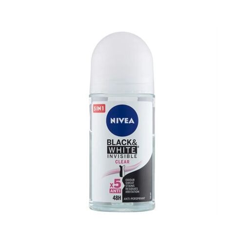 NIVEA DEO GOLYÓS BLACK&amp;WHITE INVISIBLE CLEAR 50ML