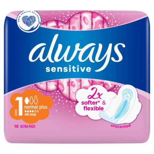 ALWAYS ULTRA EGÉSZSÉGÜGYI BETÉT SENSITIVE NORMAL PLUS 10DB 111750574