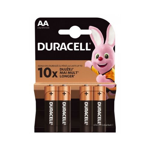 DURACELL BASIC ELEM CERUZA AA 4DB 111750638