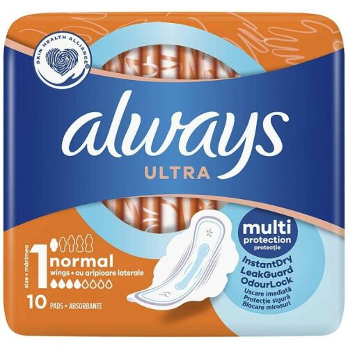 ALWAYS ULTRA EGÉSZSÉGÜGYI BETÉT NORMAL PLUS 10DB