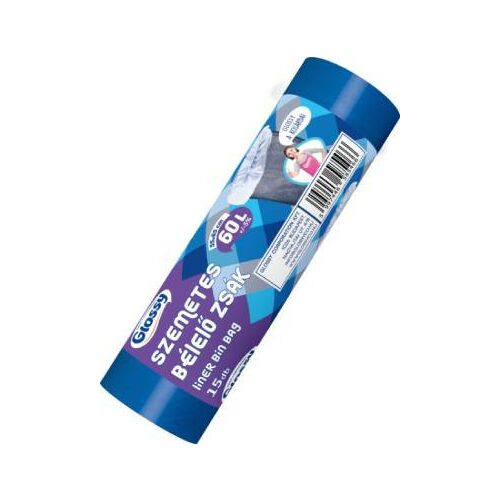 GLOSSY SZEMETESZSÁK 60L 15DB 111751016