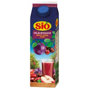 SIÓ ROSTOS MEGGY SZILVA ALMA 12% 1L 111751261 - Gyümölcs- & Zöldséglé